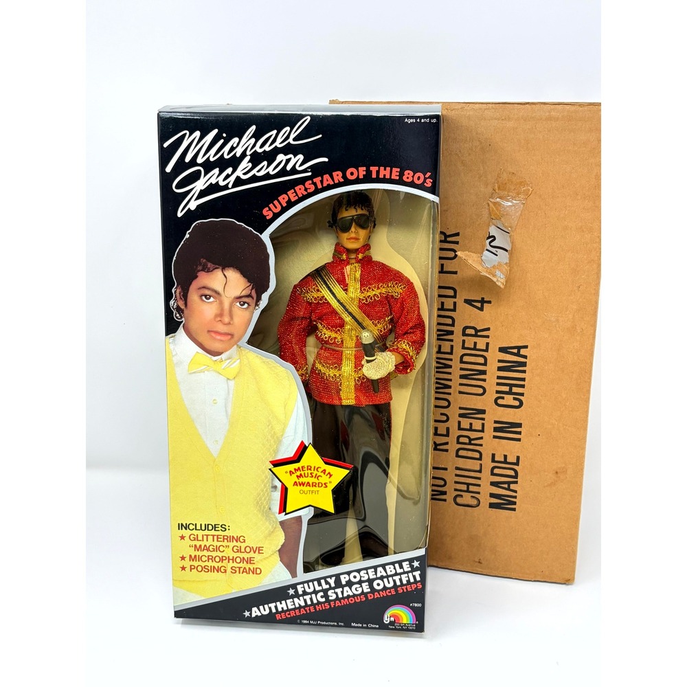 Vintage 1984 Michael Jackson LJN Doll American Music Awards Outfit New In Box